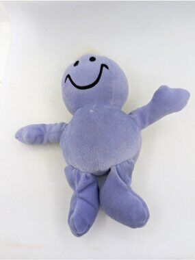 VTG Tickle Wiggle Purple Plush Bean Bag Friend READ